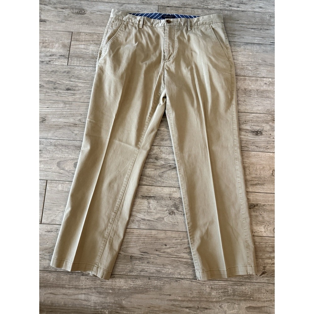 Banana Republic Vintage Straight Pants Mens 36x30 Khaki Chino Classic
